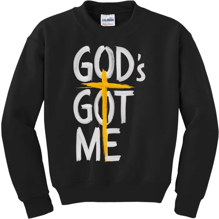 Jesus Inspired GodS Got Me Christian Kids Sweatshirt