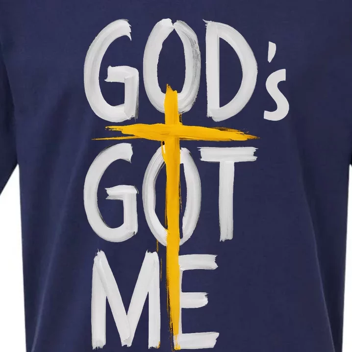 Jesus Inspired GodS Got Me Christian Sueded Cloud Jersey T-Shirt