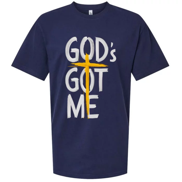 Jesus Inspired GodS Got Me Christian Sueded Cloud Jersey T-Shirt