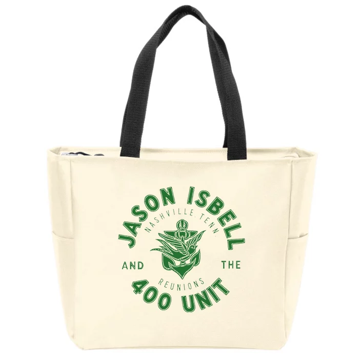 J.A.S.O.N I.S.B.E.L.L Green Solid Style Trending Now Zip Tote Bag