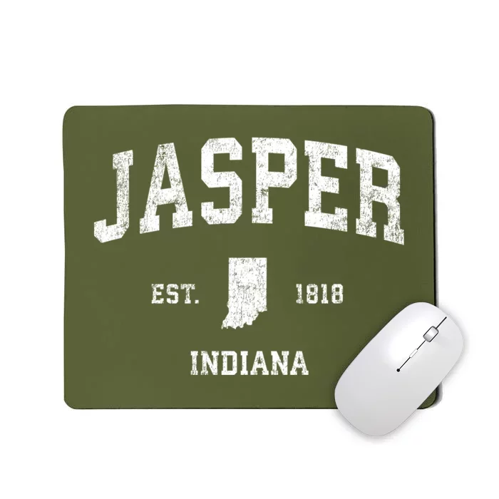 Jasper Indiana In Vintage Sports Mousepad