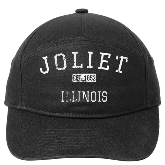 Joliet Illinois Il Vintage 7-Panel Snapback Hat