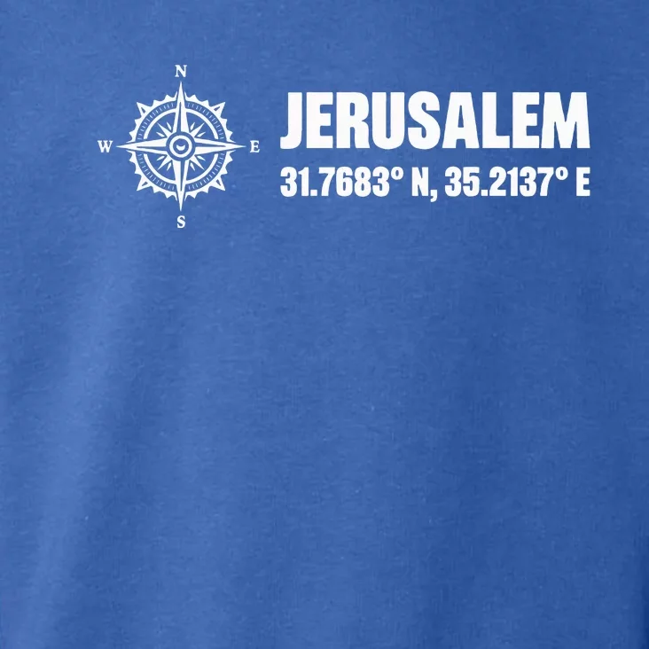 Jerusalem Israel Israel Flag Jerusalems Toddler Hoodie