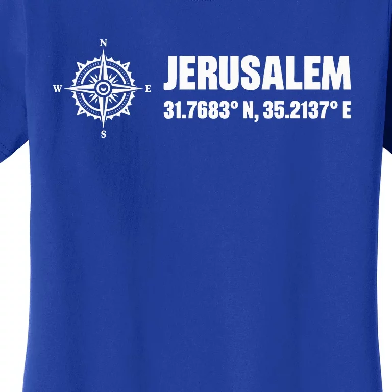 Jerusalem Israel Israel Flag Jerusalems Women's T-Shirt