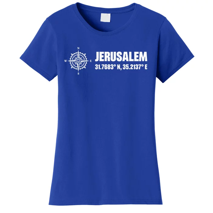 Jerusalem Israel Israel Flag Jerusalems Women's T-Shirt