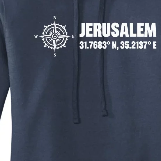 Jerusalem Israel Israel Flag Jerusalems Women's Pullover Hoodie