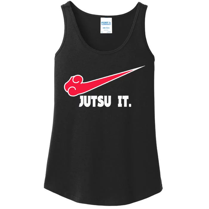 Jutsu It . Jiu Jitsu Cute I Love Jujutsu Ladies Essential Tank