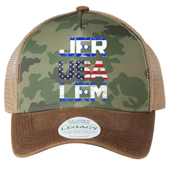 Jerusalem Israel Legacy Tie Dye Trucker Hat