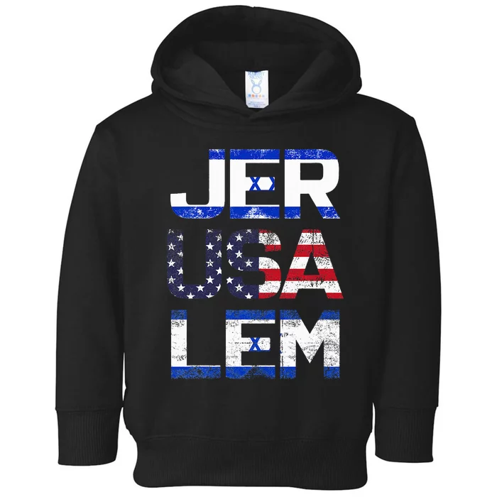 Jerusalem Israel Toddler Hoodie