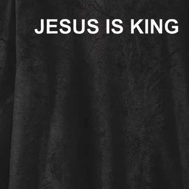 Jesus Is King Designer Gift Hooded Wearable Blanket