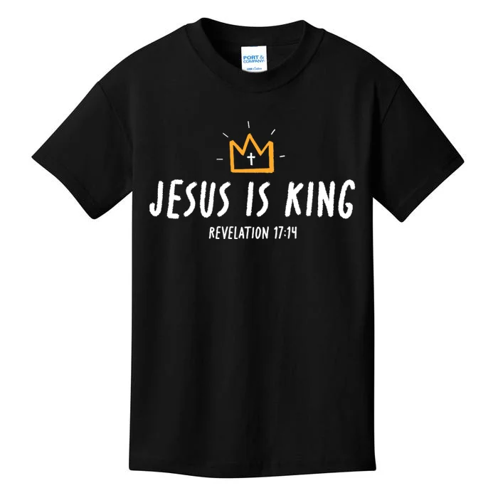 Jesus Is King Christ Is King King Of Kings Lord Of Lords Kids T-Shirt