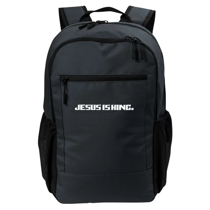 Jesus Is King. King Of Kings: Minimalist Faith Christian Catholic Daily Commute Backpack