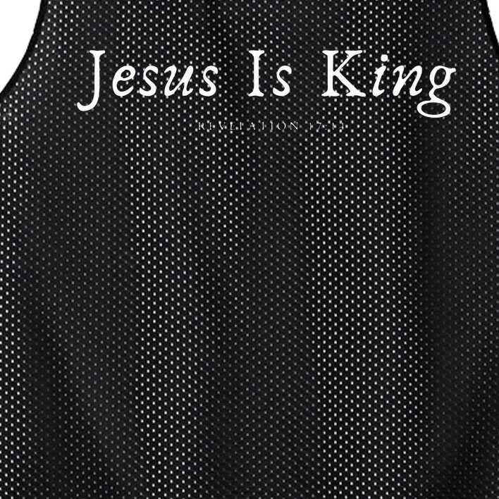 Jesus Is King Mesh Reversible Basketball Jersey Tank