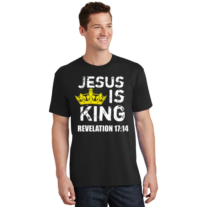 Jesus Is King Faith God Christian Jesus4m3 T-Shirt