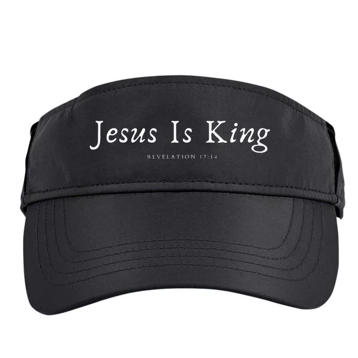 Jesus Is King Adult Drive Performance Visor