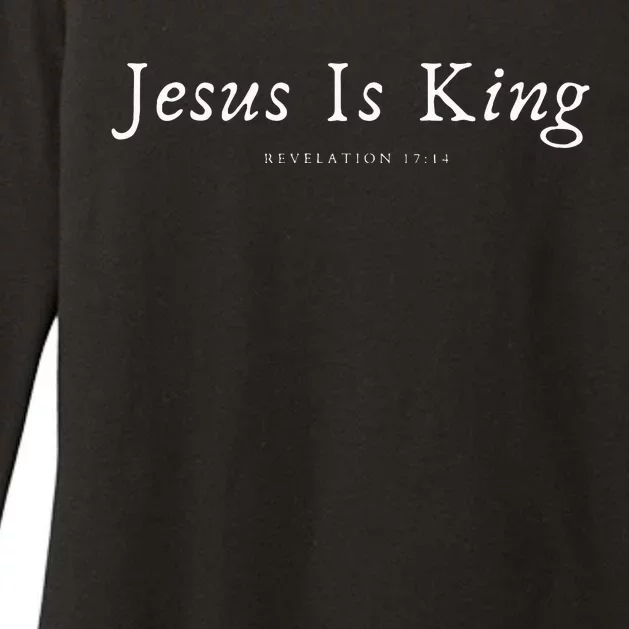 Jesus Is King Womens CVC Long Sleeve Shirt