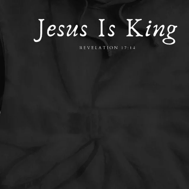 Jesus Is King Tie Dye Hoodie