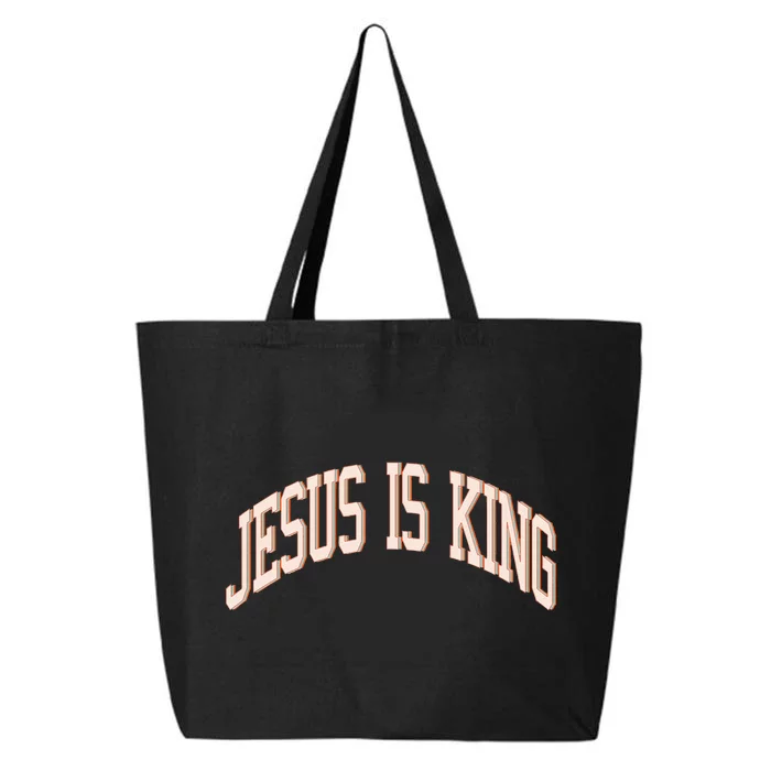 Jesus Is King Love Like Jesus Aesthetic Retro Vintage Women 25L Jumbo Tote