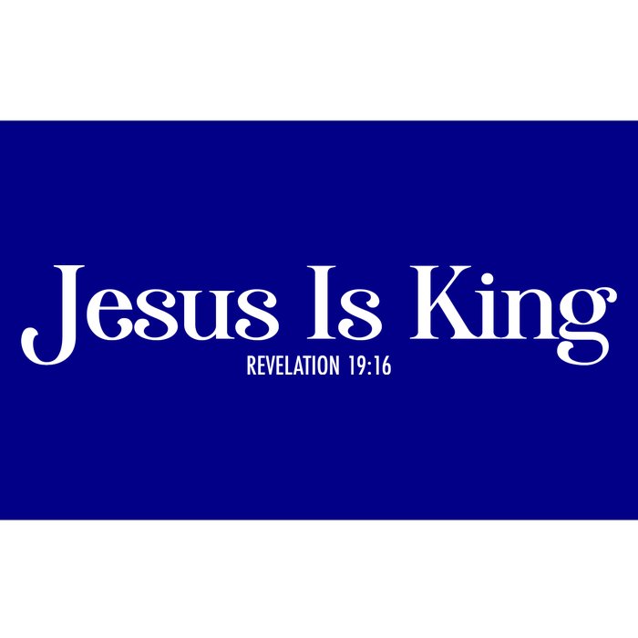 Jesus Is King Revelation 19 16 Bumper Sticker