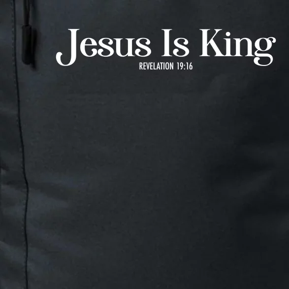 Jesus Is King Revelation 19 16 Daily Commute Backpack