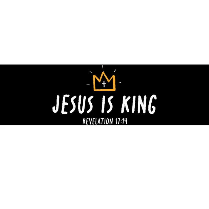 Jesus Is King Christ Is King King Of Kings Lord Of Lords Bumper Sticker