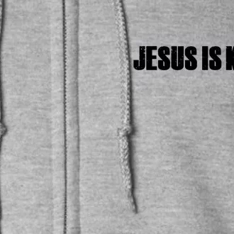 Jesus Is King Simple King Of Kings 3 Nails Cross Redeemed Collection Full Zip Hoodie