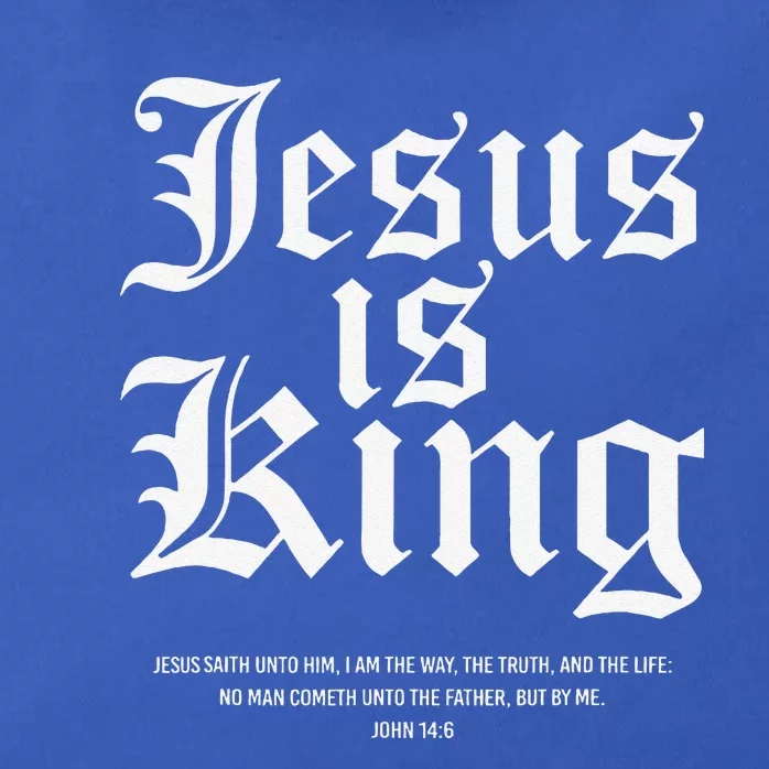 Jesus Is King Christian Faith Gifts Gift Zip Tote Bag