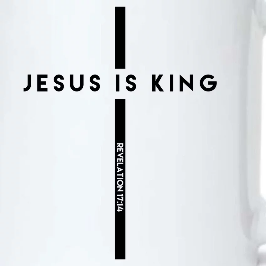 Jesus Is King Cross Revelation Black Color Changing Mug