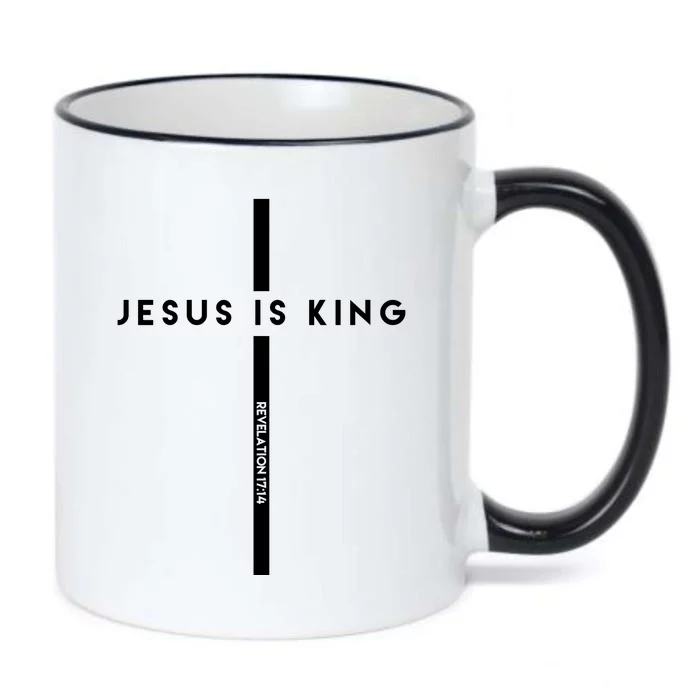 Jesus Is King Cross Revelation Black Color Changing Mug