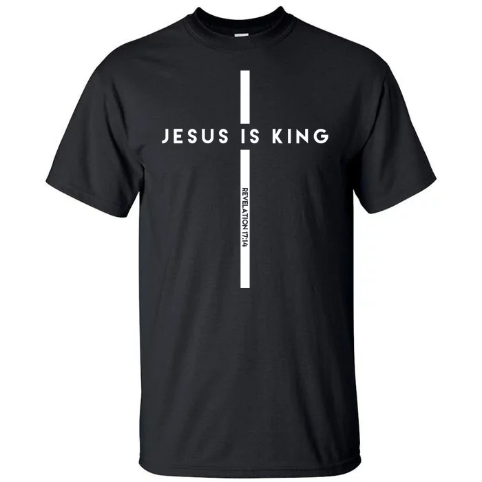 Jesus Is King Cross Revelation Tall T-Shirt