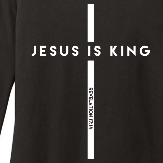 Jesus Is King Cross Revelation Womens CVC Long Sleeve Shirt