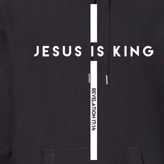 Jesus Is King Cross Revelation Premium Hoodie