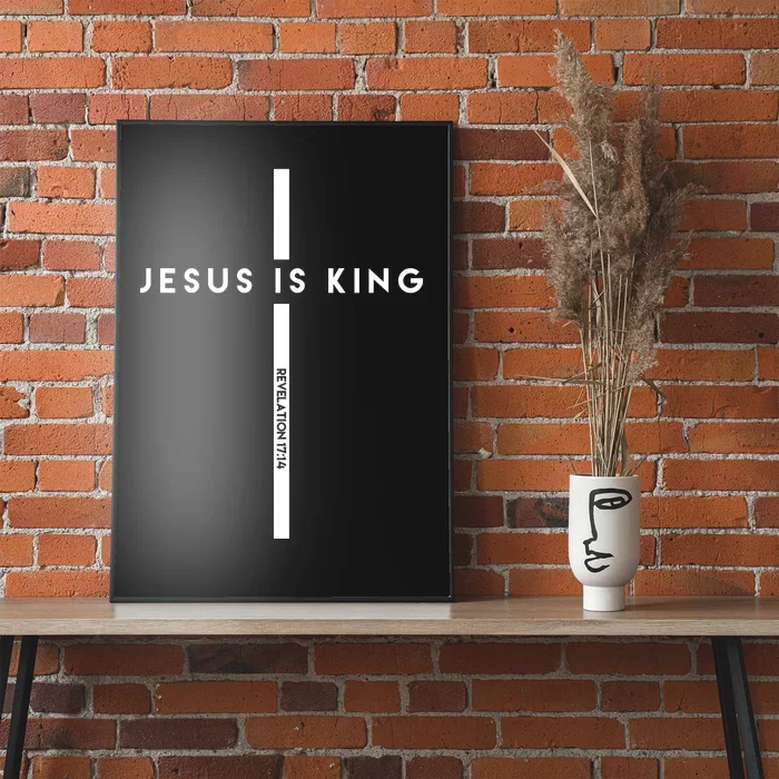 Jesus Is King Cross Revelation Poster