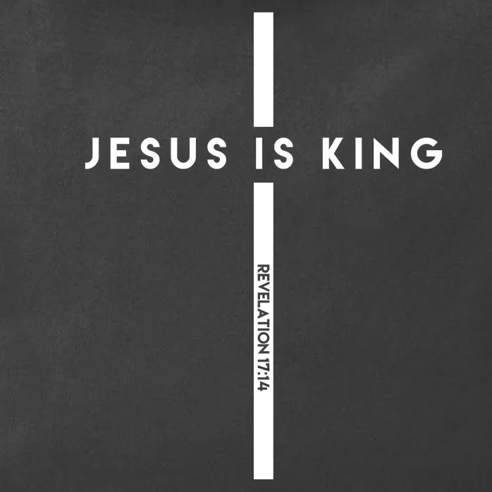 Jesus Is King Cross Revelation Zip Tote Bag