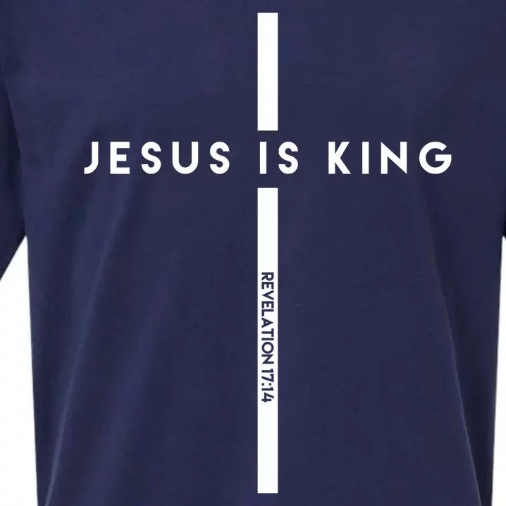 Jesus Is King Cross Revelation Sueded Cloud Jersey T-Shirt