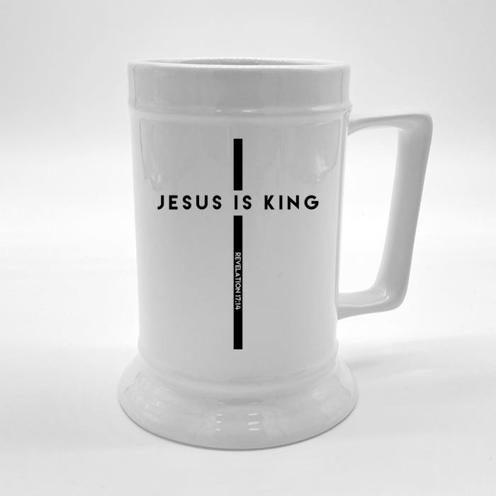 Jesus Is King Cross Revelation Front & Back Beer Stein