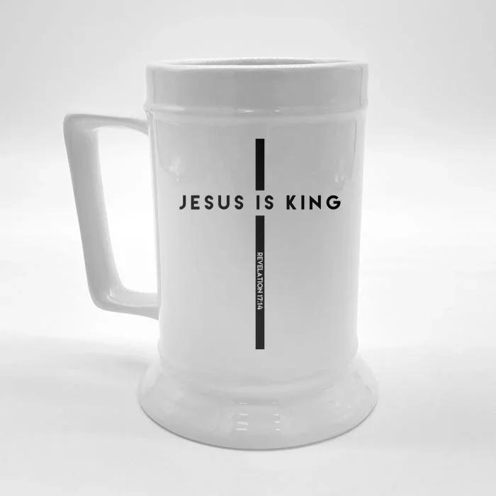 Jesus Is King Cross Revelation Front & Back Beer Stein