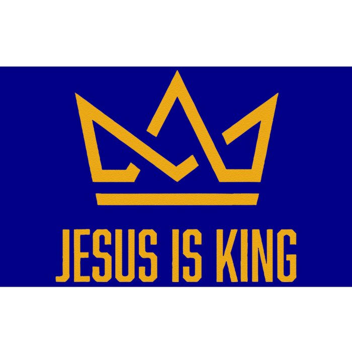 Jesus Is King Christian Faith Gifts Bumper Sticker