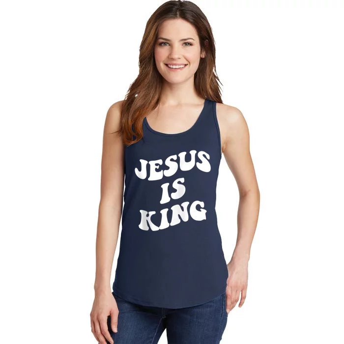 Jesus is king aesthetic trendy Zip Hoodie Ladies Essential Tank