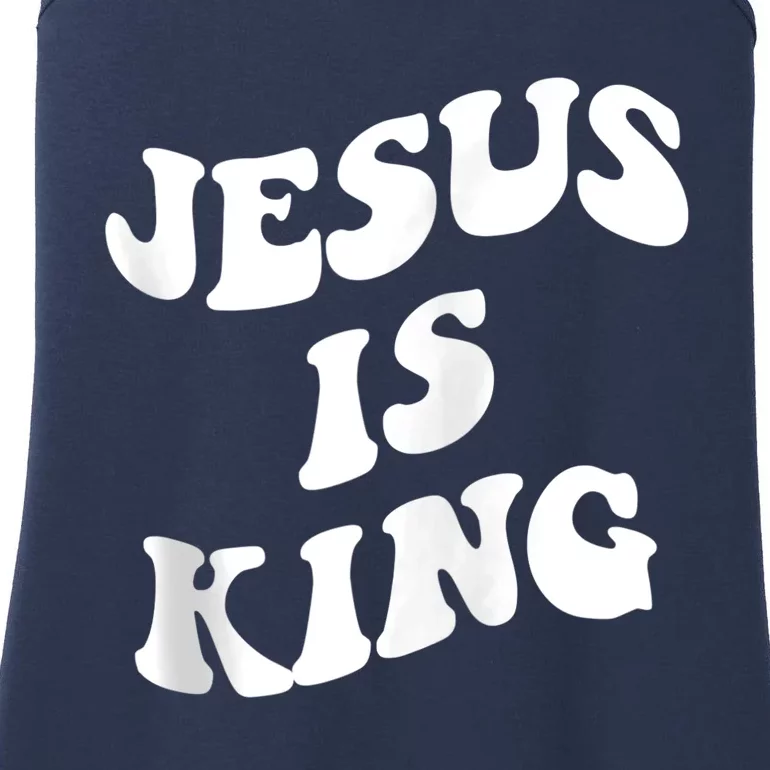 Jesus is king aesthetic trendy Zip Hoodie Ladies Essential Tank