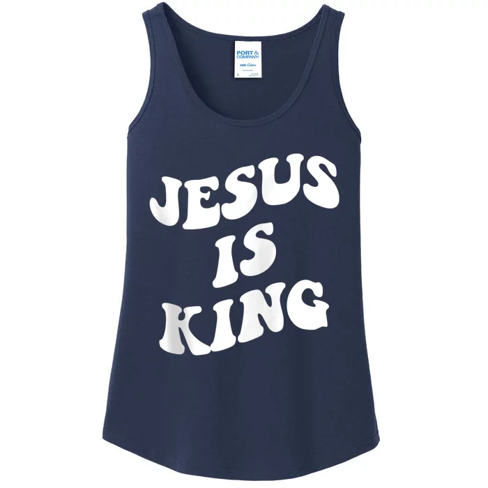 Jesus is king aesthetic trendy Zip Hoodie Ladies Essential Tank