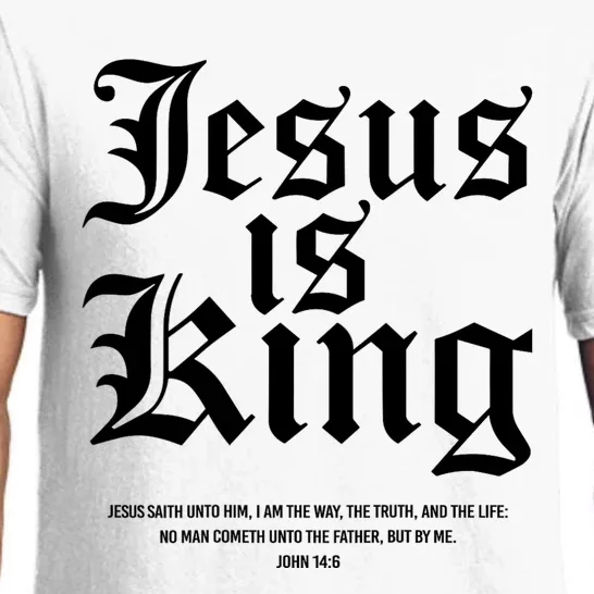 Jesus Is King Christian Faith Women Gifts Pajama Set