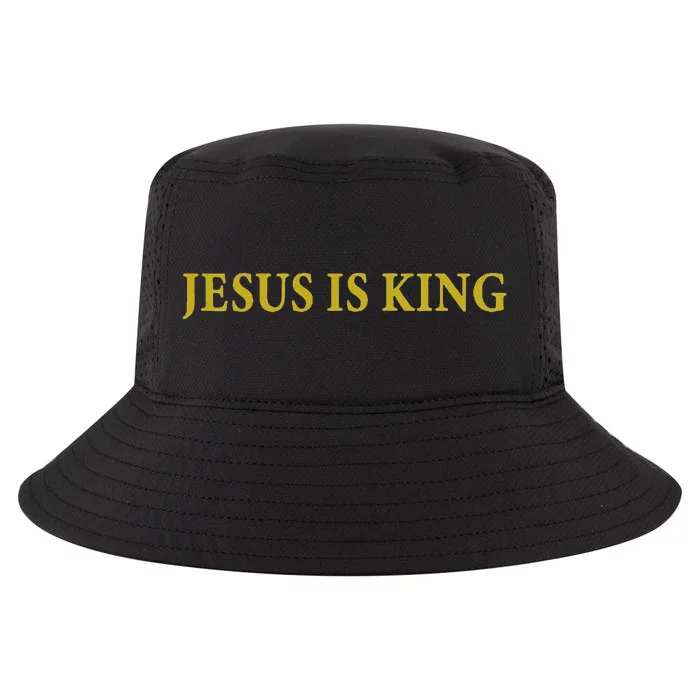 Jesus Is King Christian Cool Comfort Performance Bucket Hat