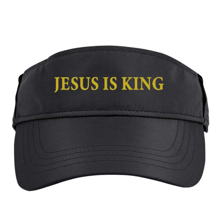 Jesus Is King Christian Adult Drive Performance Visor