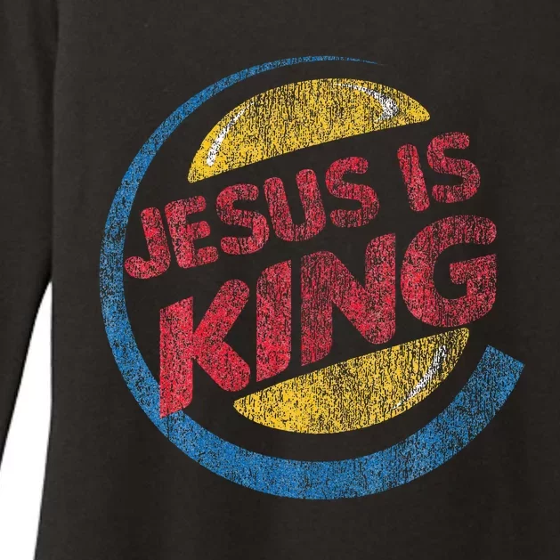 Jesus Is King Womens CVC Long Sleeve Shirt