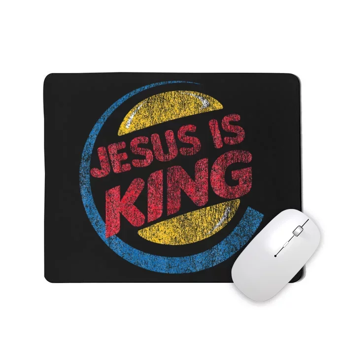 Jesus Is King Mousepad