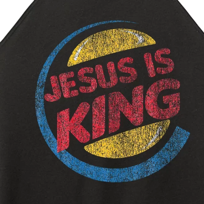 Jesus Is King Women’s Perfect Tri Rocker Tank