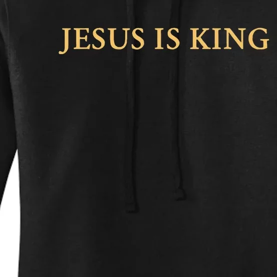 Jesus Is King Christian Women's Pullover Hoodie