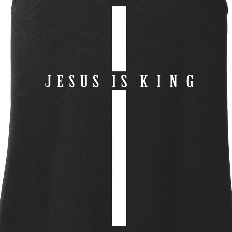 Jesus Is King Ladies Essential Tank