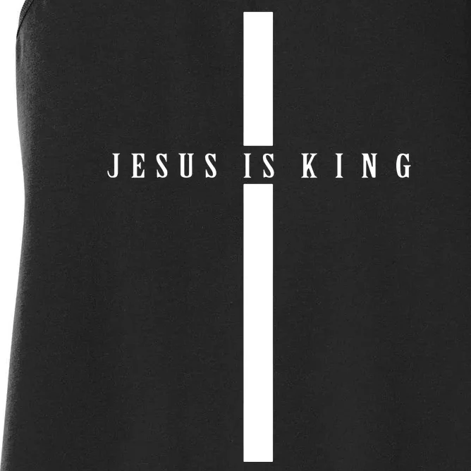 Jesus Is King Women's Racerback Tank